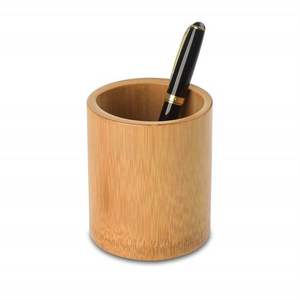 ที่ใส่ปากกาไม้ขายดีที่สุด ขนาดและสีไม้ธรรมชาติ สามารถปรับแต่งได้ ราคาประหยัด - Product Image 4