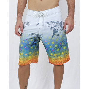 Pantalones cortos de playa para hombre, ropa de pesca personalizada de fábrica, calidad prémium, para verano y playa - Product Image 1