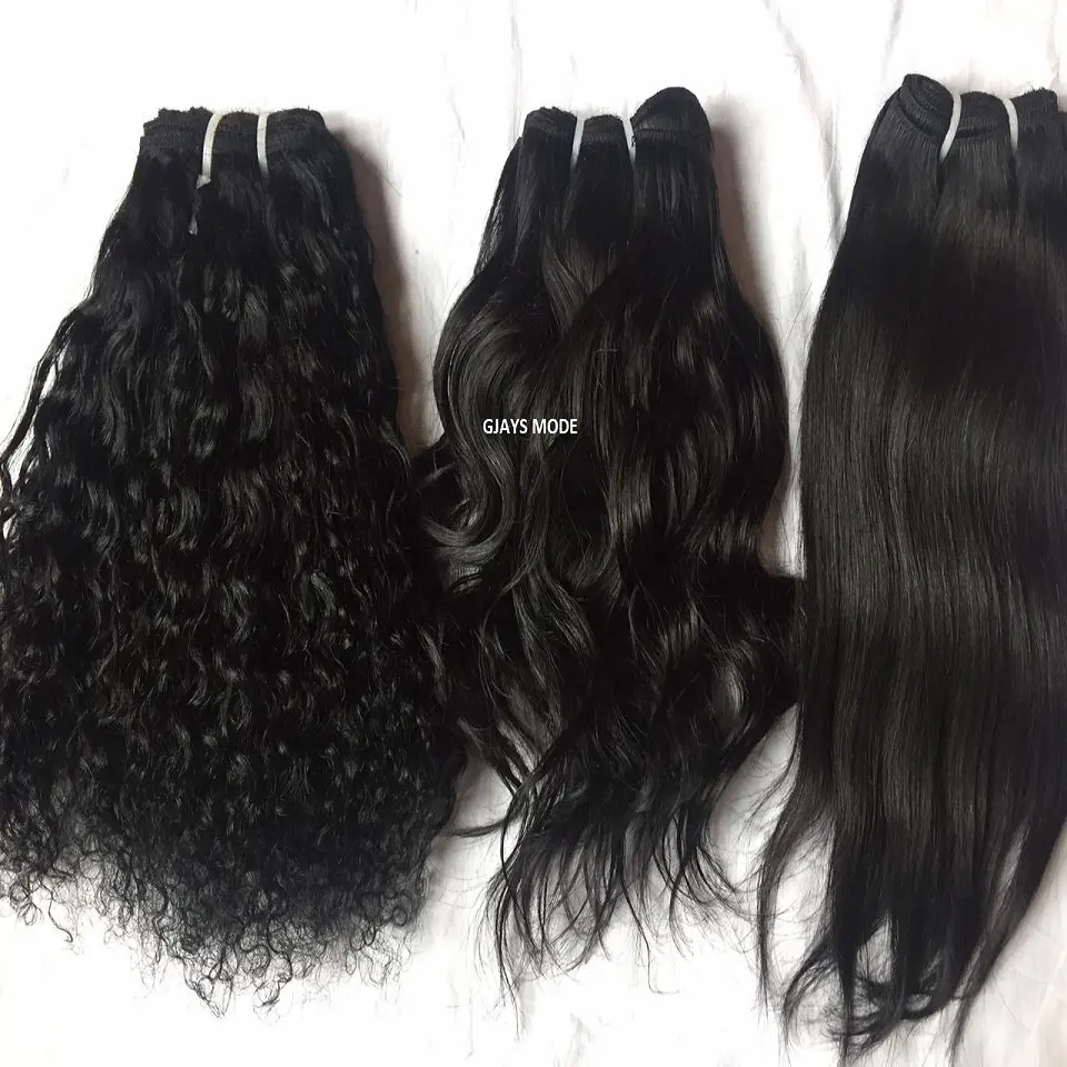 RAW INDIAN HAIR RAW STRAIGHT WAVY WITH MATCHING FRONTAL 13X4 HUMAN HAIR, PURE INDIAN HUMAN HAIR WEAVE