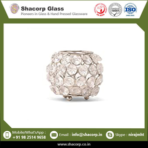 Bougie décorative de qualité supérieure dans un bol en cristal, prix du marché, provenant d'un fabricant indien - Product Image 5