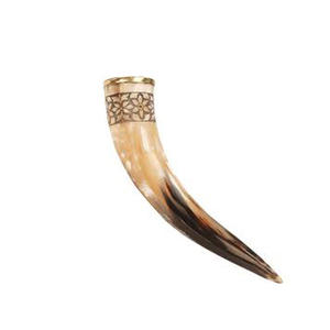 Nouvelle corne à boire avec étui en cuir à boire Viking bière corne à boire véritable meilleure qualité sculptée à la main par Axiom Home Agate - Product Image 3