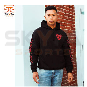 Sweat à capuche unisexe en coton/polyester, plusieurs couleurs, logo personnalisé brodé uni, pour hommes, prix bas, offre spéciale - Product Image 6