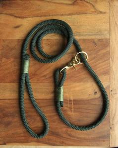 Khaki <b>Dog</b> <b>Leash</b> Handmade Cotton Rope for <b>Dog</b> and Daily Use Gift for Your Lovely Doggy - Product Image 1