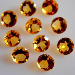 พลอยซิทรินธรรมชาติทรงกลมเหลี่ยมเพชรพลอยคุณภาพสูง ไม่มีรู สำหรับทำเครื่องประดับ ขายส่ง ได้รับการรับรองจากผู้ตรวจสอบอิสระ - Product Image 4