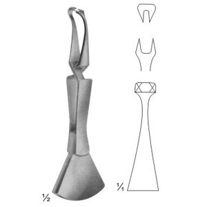 Pinzas quirúrgicas Collin de 23cm, manual de acero inoxidable, certificado CE, garantía de por vida, logotipo personalizado, instrumentos quirúrgicos - Product Image 3