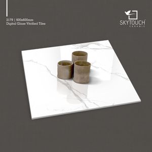 SKYTOUCH Satvario Pearl 2021 par conception du client Carreaux de sol en marbre américain Choix de qualité supérieure Meilleur prix Surface brillante Porcelaine - Product Image 5