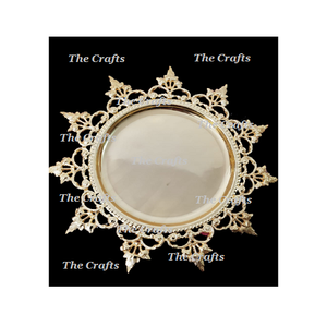 Placa de cargador de Color dorado de latón a granel debajo de la placa para el hogar, Hotel, boda y restaurante, placa de cargador de vajilla - Product Image 3