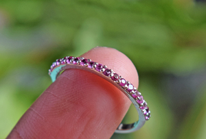 Anillo de piedras preciosas de Diopside cromado para mujer, banda de plata de ley a la moda, diseño de lujo, joyería a un precio asequible - Product Image 6