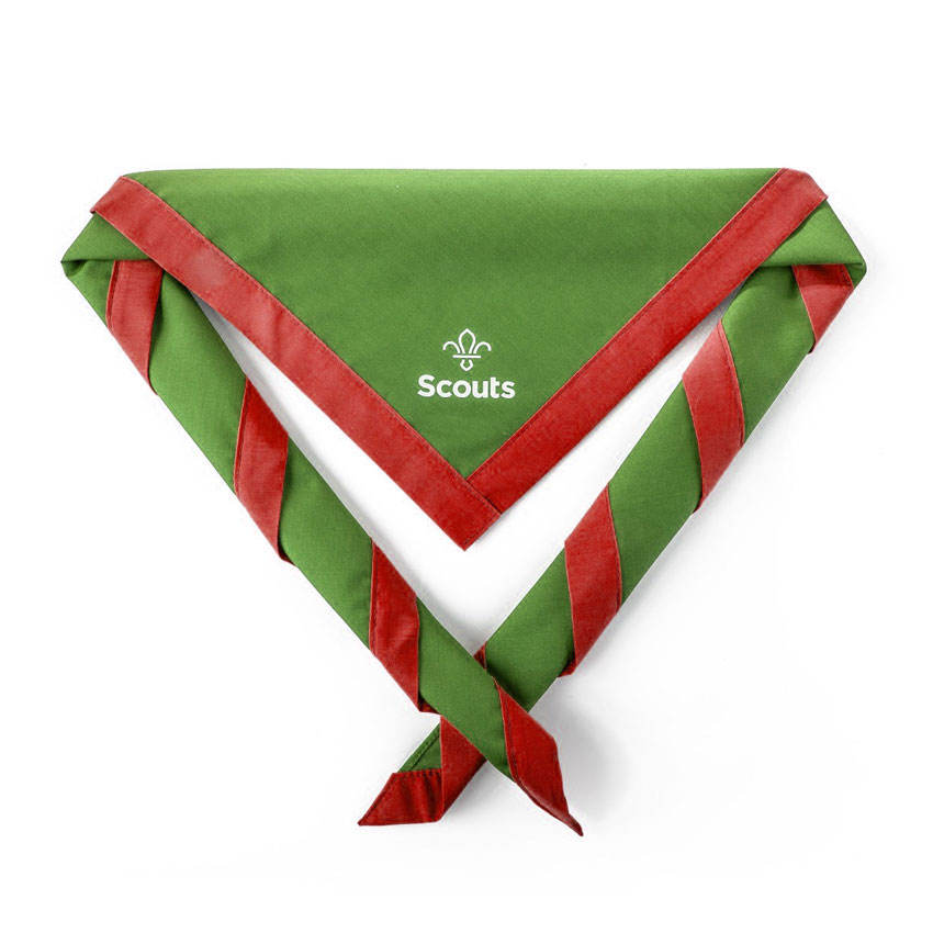 Custom Boy Scout Neckerchiefs Embroidery Style