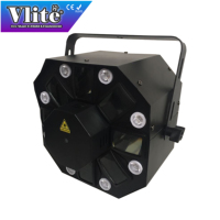 Luz LED Láser de Forma Especial y Potente, Estilo Celebración, RGBWA+Blanco, Control DMX512, Carcasa de Hierro, para Fiestas, Discotecas y Escenarios