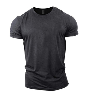 Camiseta de gimnasio para hombre con estampado personalizado 100% algodón, camiseta de talla grande, diseño transpirable para correr - Product Image 3