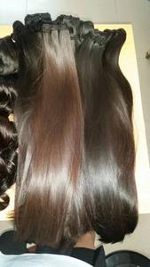 Couleur naturelle prix de gros cuticule complète doux brut vierge Remy cheveux humains en vrac pour le Vietnam échantillon gratuit paquet de cheveux - Product Image 3