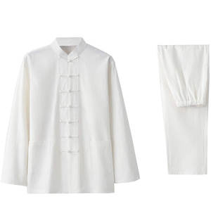 Uniforme de kung-fu de alta calidad para hombres, uniforme de Wing Chun, OEM, tradicional, shaolin, kung-fu, tai chi, venta al por mayor - Product Image 1