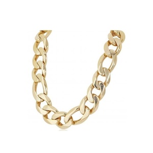 Vòng Cổ Acrylic Dây Chuyền Vàng Giả Phong Cách Hip Hop - Product Image 1