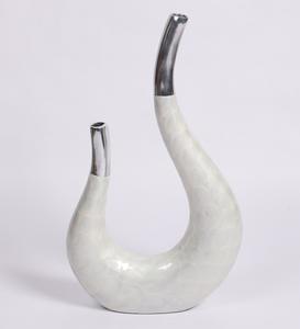 Florero amarillo de aluminio para interiores y exteriores, mesa de flores para hogar, Hotel, restaurante, boda, decoración dorada y plateada - Product Image 5