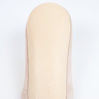 Babouches marocaines de luxe faites à la main en daim rose pâle, cuir véritable, légères, chaudes, pantoufles d'intérieur pour femmes