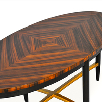 Mesa de Centro Moderna y Duradera de Madera Sólida de Palisandro y Caoba para Sala de Estar, Muebles OEM, Proveedor Mayorista Personalizado