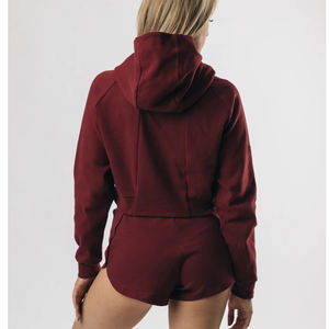 New Arrival Women Girls Performance Fashion Casual <b>Workout</b> Fitness Heavyweight Loose Cotton Pullover <b>Hoodie</b> for Women - Product Image 2