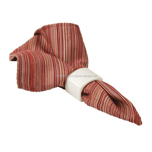 Rond de serviette en marbre naturel Rond de serviette fait à la main Rond de serviette en bois de manguier pour décoration de table à manger - Product Image 3