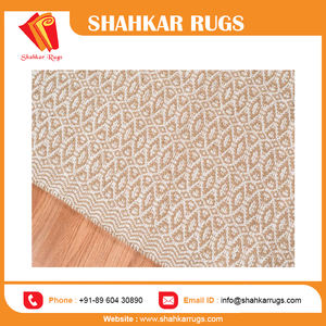 Tapis modernes en peluche de luxe à grande surface, tissage plat, jute, soie artificielle, cuisine, nouveau design, lavable, salon, hôtel, logo personnalisé - Product Image 2