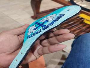 Bride de selle occidentale en cuir véritable de qualité supérieure Y & Z outillée à la main équipement équestre au prix de gros - Product Image 2