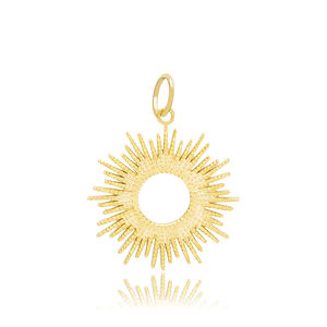Bijoux fins à la main en argent Sterling 925, nouveau Design de soleil tendance, breloque, vente en gros - Product Image 6