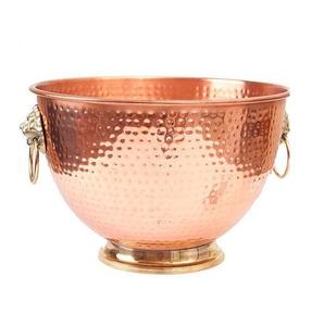 Cubo de hielo de vino de metal de calidad superior, mesa martillada pulida de cobre para fiestas, disponible a precio mayorista - Product Image 4