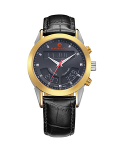 Montre Alazan Islamique Alasr Musulmane avec Heure de l'Adhan, Boussole Qibla Automatique en Acier Inoxydable, Étanche, Horloge LED LCD avec Affichage de la <span class=keywords><strong>Kaaba</strong></span> - Product Image 6