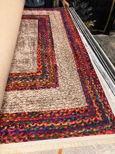 Modern CHROME Jet Machine Collection Reversible Printed Polyester Rug <b>Mat</b> Abstract Woven Technique for Home Bedroom Living Room - Product Image 4