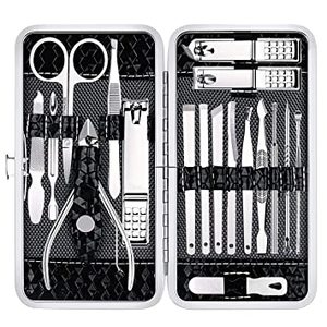 Manicure and Pedicure Instrument Kit with Steel Tools Manual Power Source Convenient Storage <b>Bags</b> - Product Image 2
