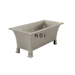 Antique Confortable Grande Taille Baignoire Autoportante Baignoire Droite Avec Jambes Baignoire De Trempage Pour La Maison Salle De Bains Article D'utilisation - Product Image 5