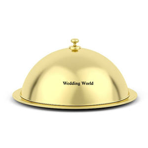 โดมโลหะสำหรับอาหารดีไซน์เนอร์งานแฮนด์เมดคุณภาพระดับพรีเมียมดีไซน์เนอร์อาหารแบบคลาสสิกมีสไตล์ขายส่งหรูหรา - Product Image 3