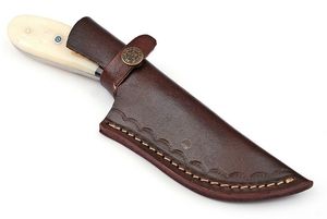 Handmade Custom Damascus Steel Fixed Blade <b>Knife</b> ZR1499 Secure Wood <b>Handle</b> <b>for</b> Hunting Outdoor Industrial Camping OEM Available - Product Image 5