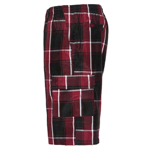 Plaid <b>Cargo</b> Shorts Multiple Pockets Drawstring Casual Lose Fit for Men Durable <b>Working</b> Shorts Casual Wears Breathable Shorts Men - Product Image 4