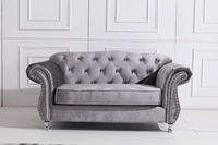 Meilleurs prix pour canapé Chesterfield - Canapé-lit moderne en tissu et bois massif, taille personnalisable, style européen, ensemble de meubles pour la maison et l'atelier