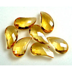 Piedras Preciosas Naturales de Citrino, Corte Redondo Facetado, Tamaño Calibrado, Precio al por Mayor, Piedras Preciosas Sueltas Semipreciosas para Joyería - Product Image 2