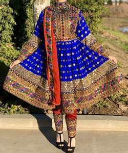 Mling — robe ethnique vintage Banjara, robe traditionnelle de fête, Kuchi, afrique/Pakistan, tenue Kochi - Product Image 5