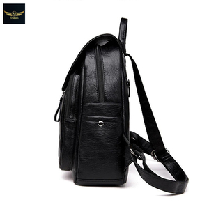 Sac à dos femme 2023 voyage grand sac à dos en cuir PU sac à main cartable pour filles sac à bandoulière femme femme - Product Image 3