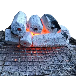Toptan barbekü barbekü kömür talaş kömürü ızgara için ekstrüde hiçbir duman yüksek ısı uzun süre yanan