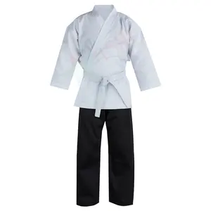 Лучшая цена, легкий костюм для боевых искусств, форма для Каратэ с поясом, униформа для боевых искусств, униформа для боевых искусств