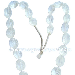 Brésilien Cristal Fait À La Main en forme D'amande Collier de perles - Product Image 1