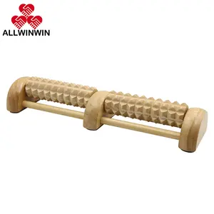 ALLWINWIN FTR28 पैरों की मालिश रोलर-1 पंक्ति लकड़ी तल Fasciitis