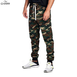 Pantalon de jogging décontracté pour homme 2021, taille haute élastique, 100% coton, couleur unie, sport de plein air - Product Image 2