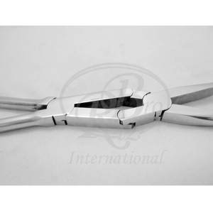 Forceps dentaire équin à long bec 16 pouces en acier inoxydable Mitz à mâchoires dentelées pour fragments composés, outil dentaire réutilisable - Product Image 4