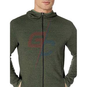 ผู้จัดจำหน่ายเสื้อฮู้ดมีซิปเต็มสำหรับผู้ชายโลโก้ตามสั่ง - Product Image 3