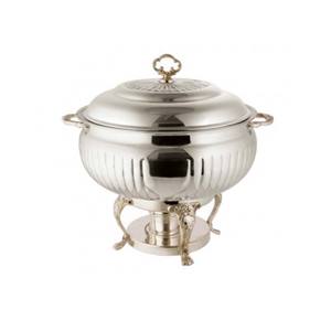 Plat à Frire En Acier inoxydable Avec Pieds En Laiton - Product Image 1