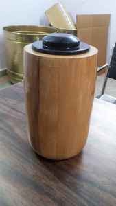 Caja brillante de madera para mascotas, urna con pata de Mascota, suministros funerarios - Product Image 4