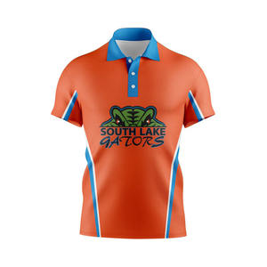 Polo de sport de sublimation Slim Fit de haute qualité Anti-rides nouveau design pour la course à pied Gym Fitness personnalisé Fitness tricoté - Product Image 5