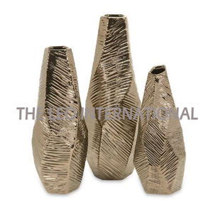 Cuivre Plaqué Fleur Vase Cuivre Métal Salon Articles Décoratifs Bureau Table Cadeau But Vase - Product Image 2