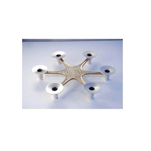 Portavelas de aluminio hecho a mano, Metal pulido brillante decorativo para decoración del hogar o evento de Pascua para venta de bodas - Product Image 3